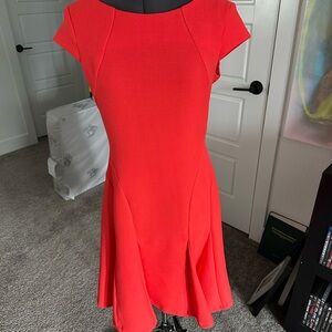 Studio One Red Fit and Flare Mini Dress